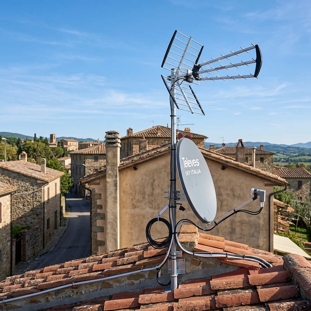 Installazione professionale antenna